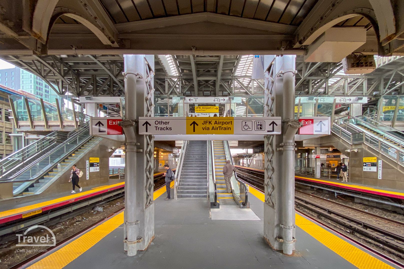 Estación de tren en aeropuerto JFK