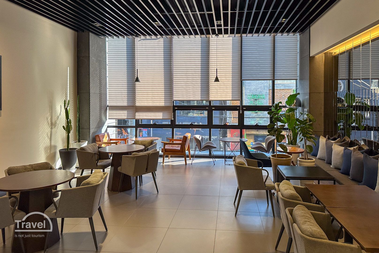 Zonas comunes del Rivertain Hotel en Daegu