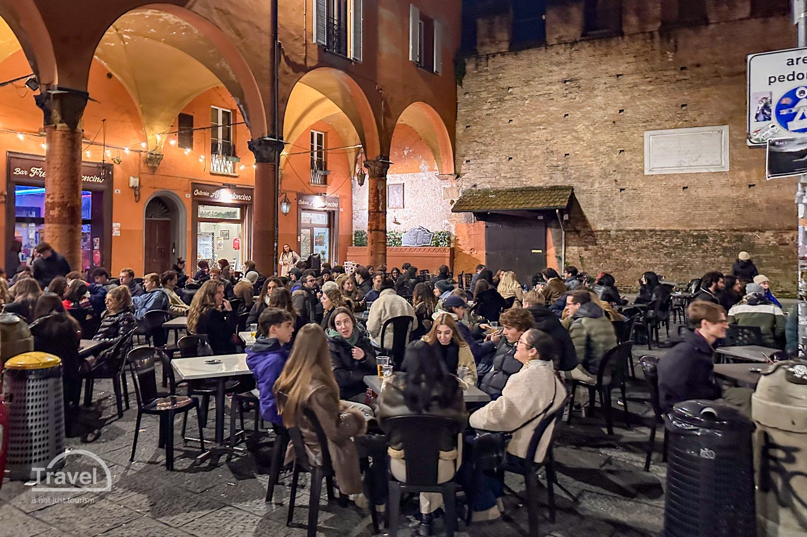Ambiente nocturno Bolonia