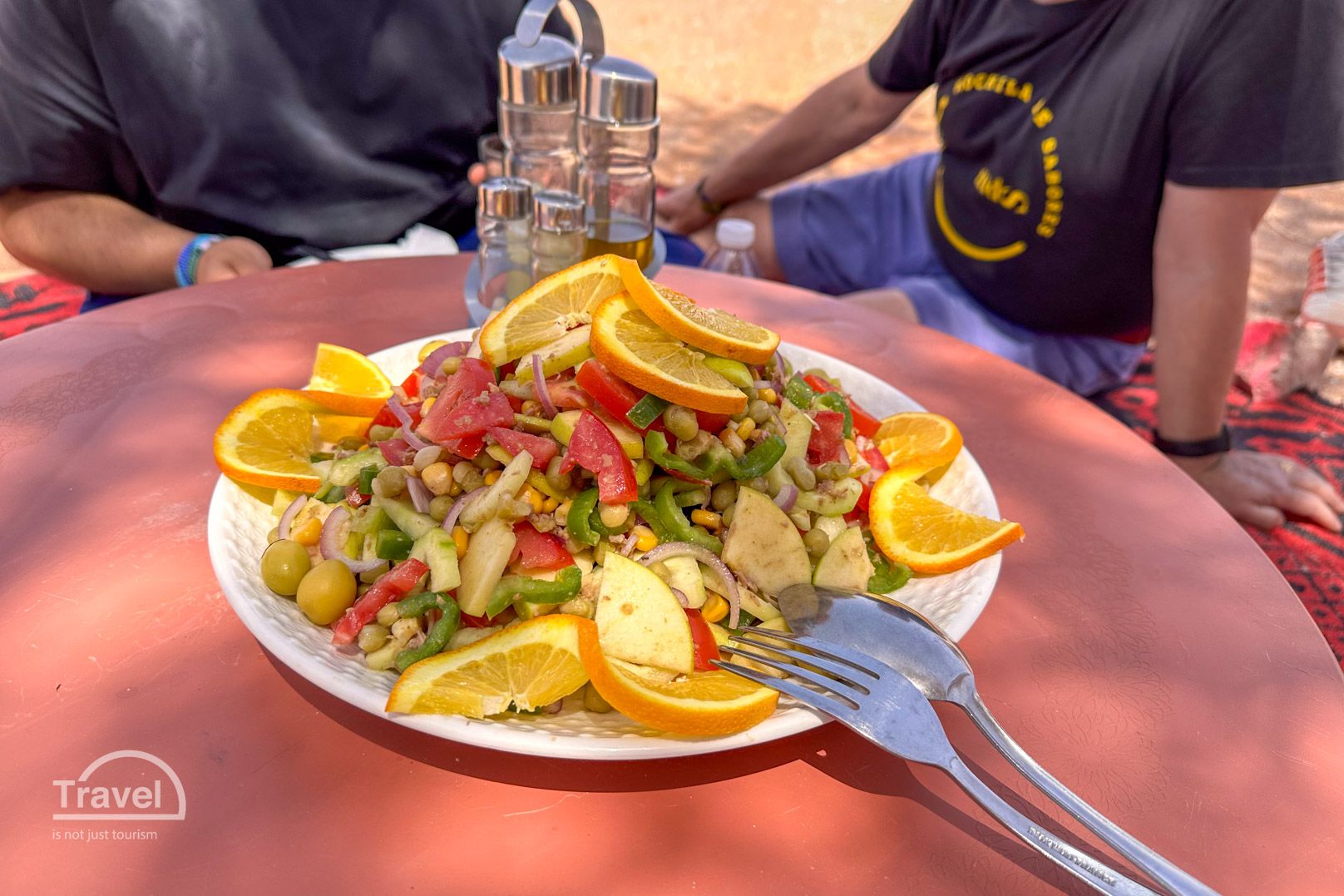 Comida en el desierto